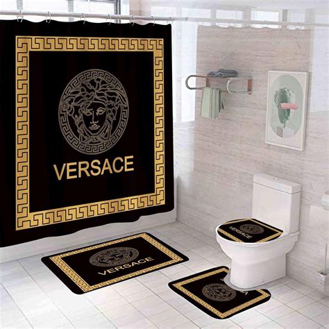 replica versace shower curtain|versace bath mat.